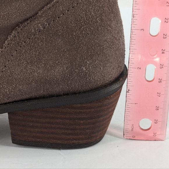 Naughty Monkey Leather Harmony Boot Taupe Size 8.5 - Picture 11 of 11